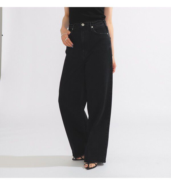 Demi-Luxe BEAMS 「【別注】upper hights / THE SISTER デニムパンツ LAMPBLACK」|デニム|