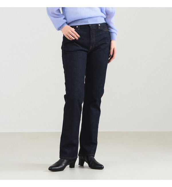 Demi-Luxe BEAMS 「upper hights / THE AMALIE BLUERINSE デニムパンツ」|デニム|