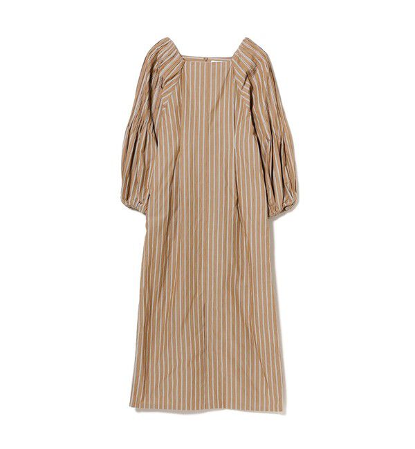 Demi-Luxe BEAMS 「ne Quittez pas / ポプリン タック ロングスリーブ ワンピース」|ワンピース|