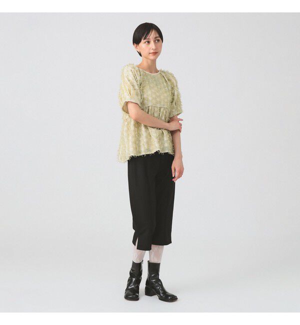 Ray BEAMS 「ストレッチ カプリ パンツ」|チノ|