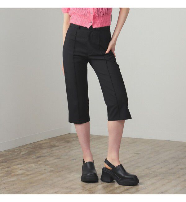 Ray BEAMS 「ストレッチ カプリ パンツ」|チノ|