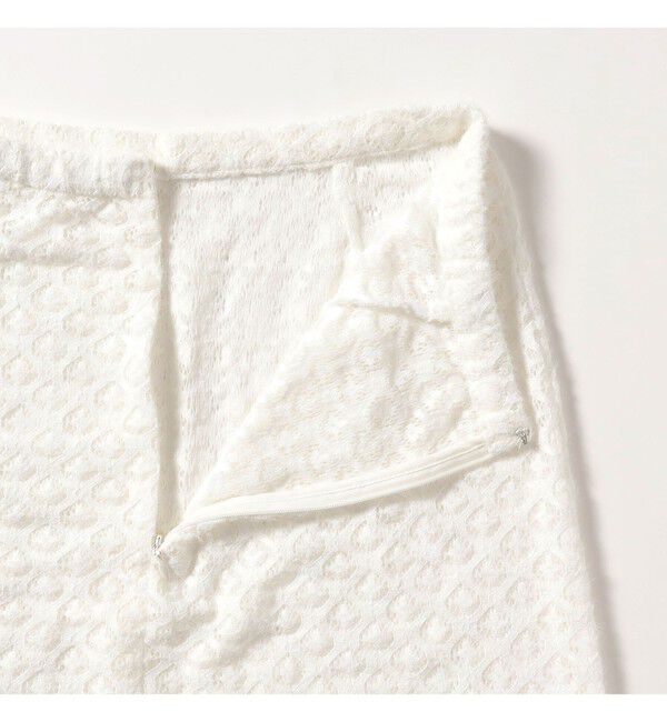 Ray BEAMS 「レース スカート セット フレア パンツ」|チノ|