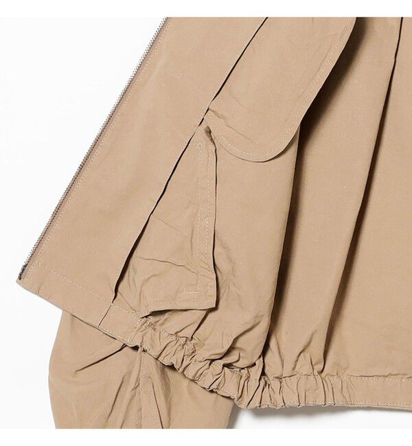 BEAMSBOY「maturely / コットン シルク ジッパー ブルゾン」|ブルゾン・スタジャン|