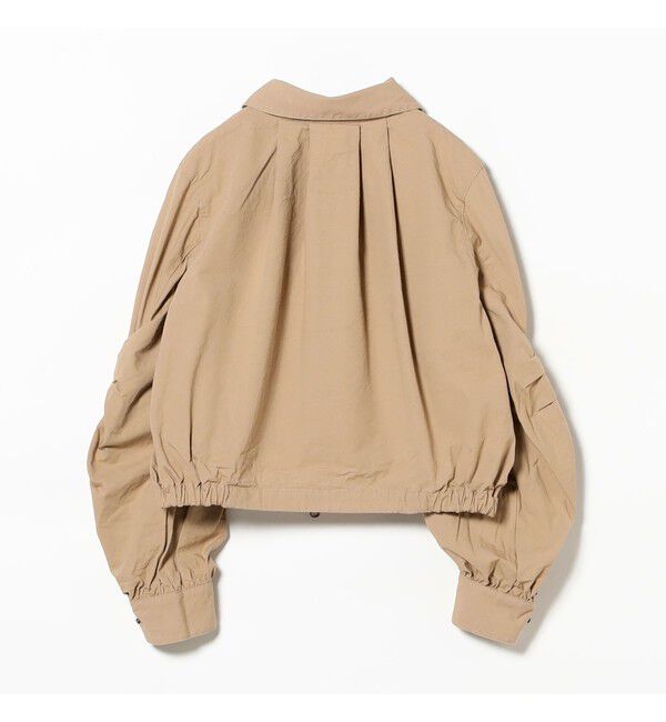 BEAMSBOY「maturely / コットン シルク ジッパー ブルゾン」|ブルゾン・スタジャン|