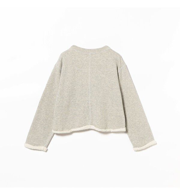 BEAMSBOY「maturely / カット オフ ジャージー カーディガン」|スウェット・ジャージ|