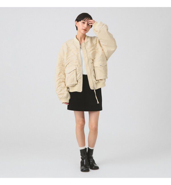 Ray BEAMS 「モール ミニ スカート」|スカート|