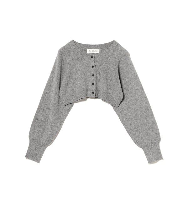 Ray BEAMS 「クロップド クルーネック カーディガン」|ニット・セーター|