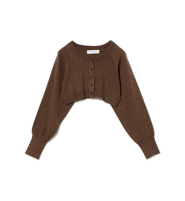 Ray BEAMS 「クロップド クルーネック カーディガン」|ニット・セーター|