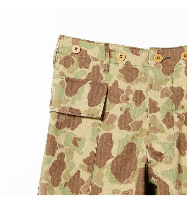 BEAMSBOY「【別注】BUZZ RICKSON'S / ヘリンボーン カモ パンツ」|チノ|