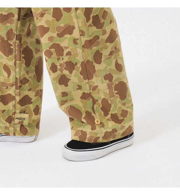 BEAMSBOY「【別注】BUZZ RICKSON'S / ヘリンボーン カモ パンツ」|チノ|