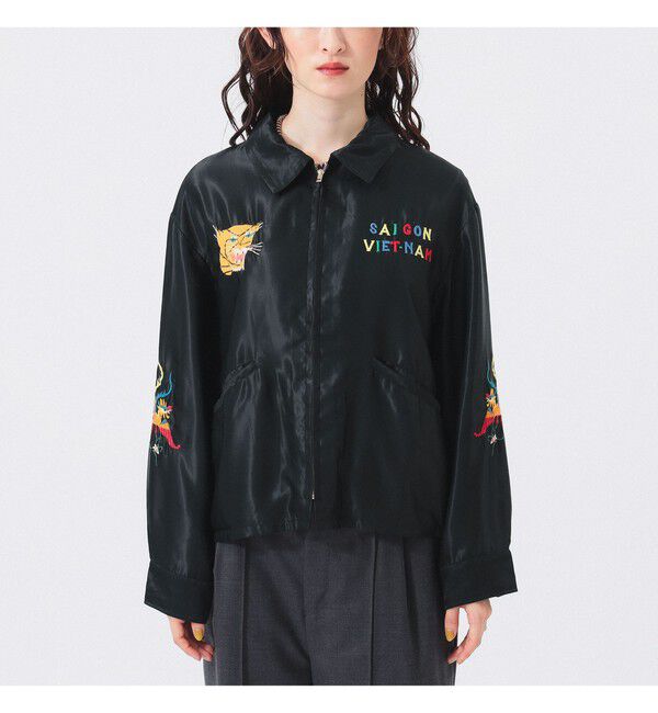 BEAMSBOY「【別注】テーラー東洋 / アセテート ベトナム ジャケット」|ブルゾン・スタジャン|