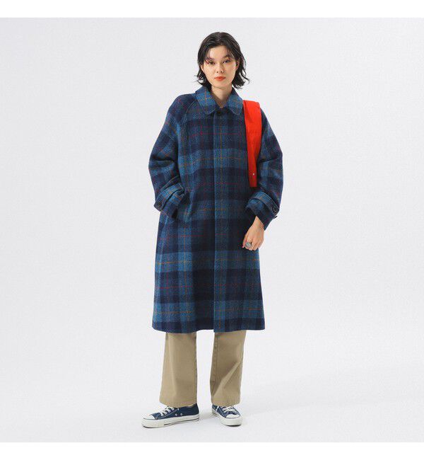 BEAMSBOY「ハリス バルマカン コート」|ダッフルコート|