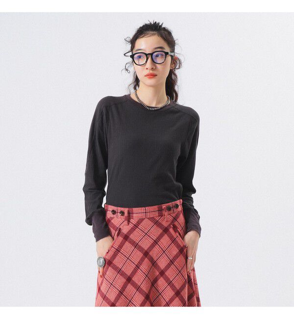 BEAMSBOY「ランダム リブ ロングスリーブ」|Tシャツ・カットソー|CHARCOAL.G