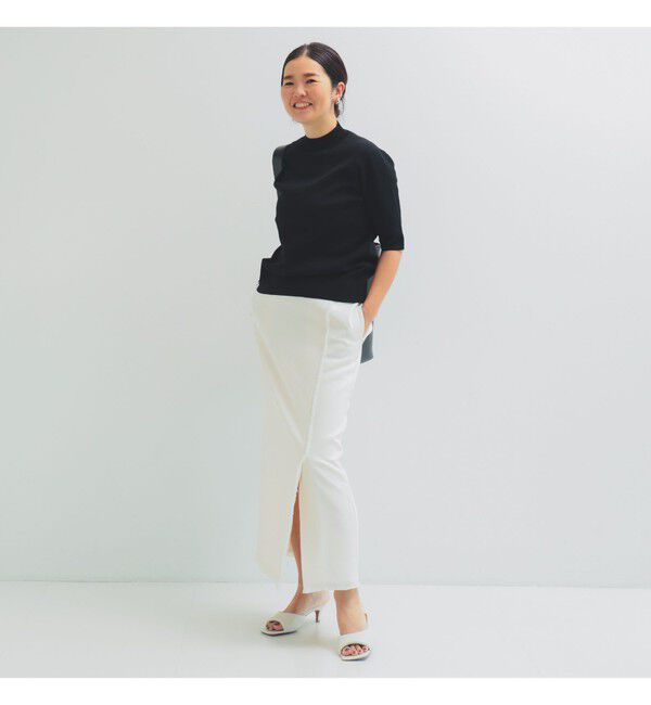 Demi-Luxe BEAMS 「シンプル モックネック ニット .M」|ニット・セーター|