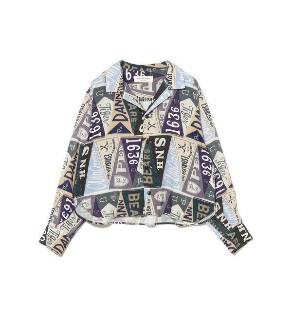 BEAMSBOY「ペナント プリント シャツ」|シャツ・ブラウス|