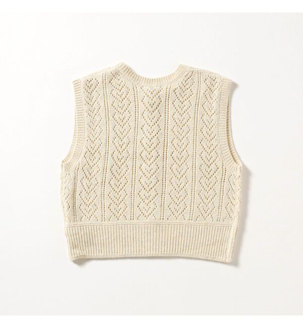 BEAMSBOY「レース ニット ベスト」|ベスト・ジレ|