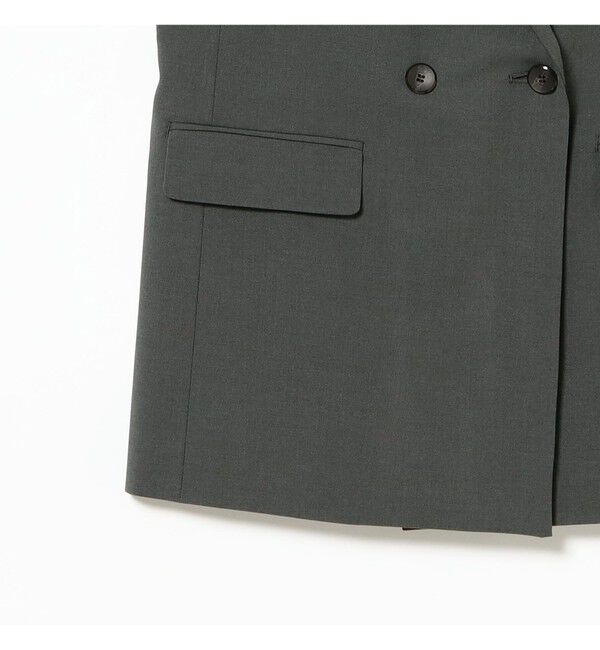 Demi-Luxe BEAMS 「トロピカル 2ボタン ジレ」|ダウン|