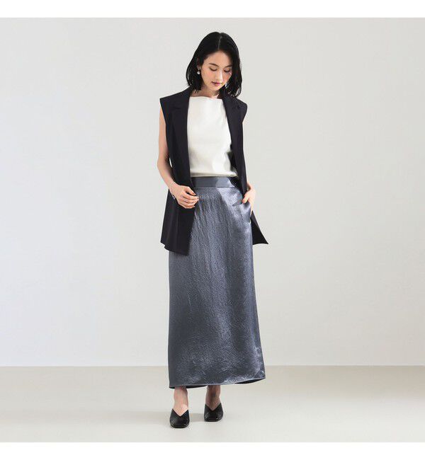 Demi-Luxe BEAMS 「トロピカル 2ボタン ジレ」|ダウン|