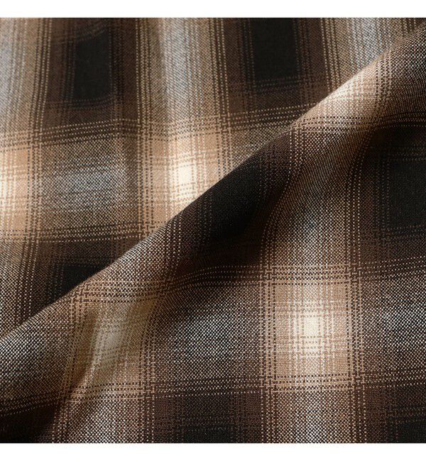 Ray BEAMS 「オンブレチェック ビッグ シャツ」|シャツ・ブラウス|