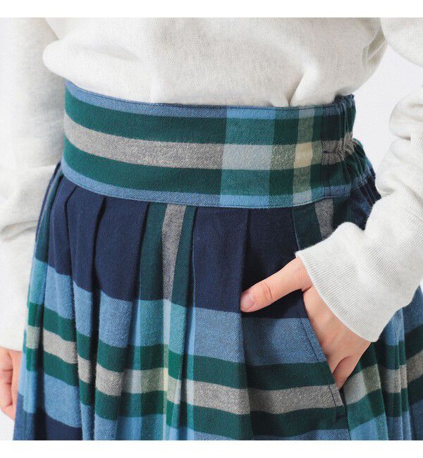 BEAMSBOY「ビッグ タータン スカート」|スカート|