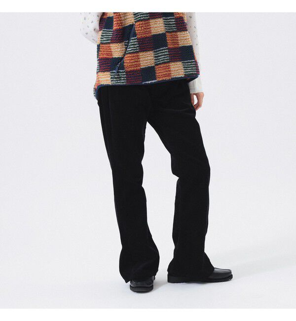 BEAMSBOY「コード フレア パンツ」|チノ|