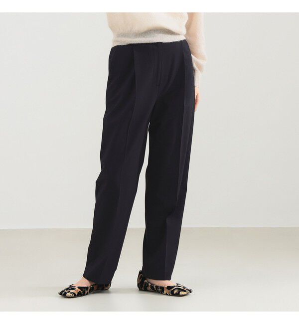 Demi-Luxe BEAMS 「トロピカル 1タック パンツ」|チノ|NAVY