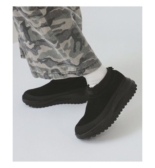 Ray BEAMS 「【WEB限定】HUNTER / トラベル フロー スエード トレーナー」|その他|BLK