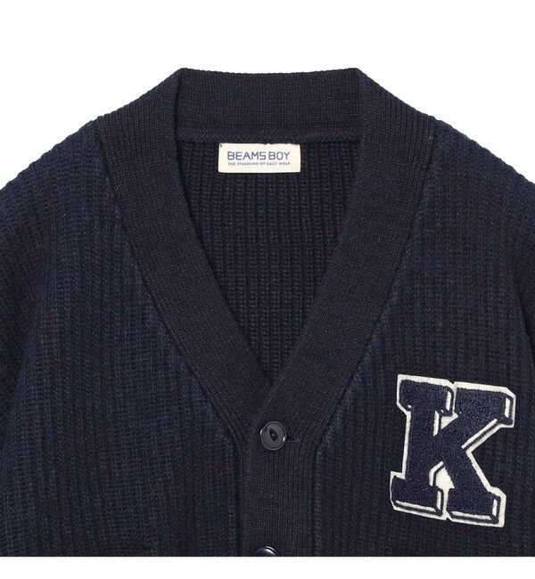 BEAMSBOY「ショート レタード カーディガン」|ニット・セーター|