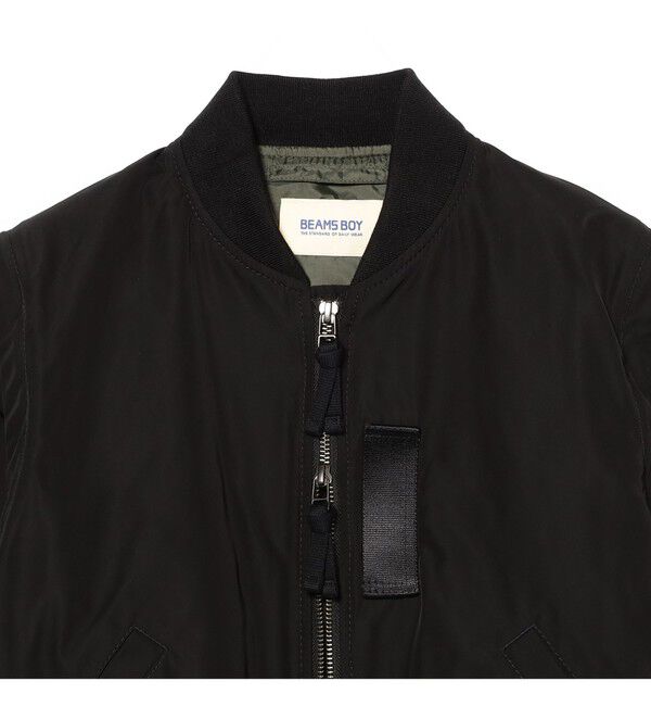 BEAMSBOY「デタッチ スリーブ ミリタリー ブルゾン」|ブルゾン・スタジャン|
