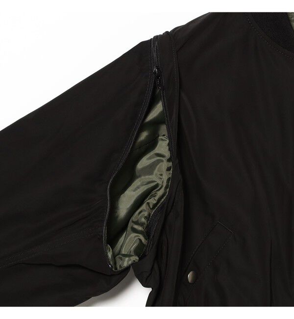 BEAMSBOY「デタッチ スリーブ ミリタリー ブルゾン」|ブルゾン・スタジャン|