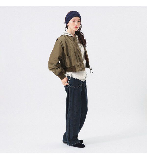 BEAMSBOY「デタッチ スリーブ ミリタリー ブルゾン」|ブルゾン・スタジャン|