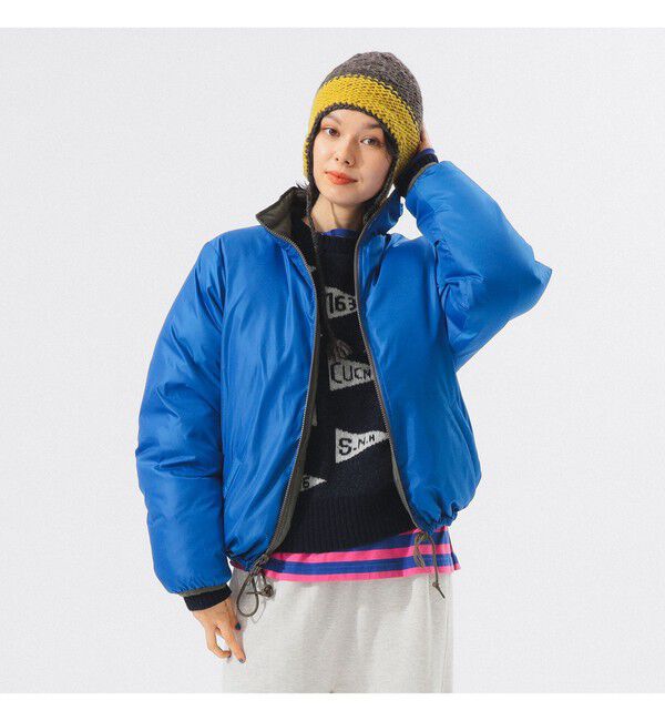 BEAMSBOY「リバーシブル ダウン ジャケット」|ブルゾン・スタジャン|