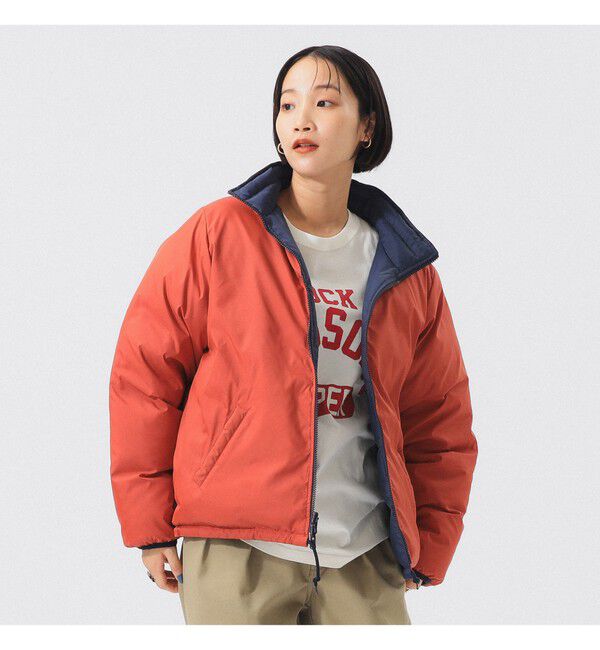 BEAMSBOY「リバーシブル ダウン ジャケット」|ブルゾン・スタジャン|