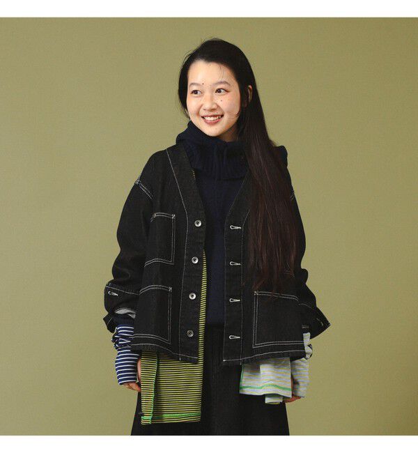 BEAMSBOY「デニム エンジニア ジャケット」|ブルゾン・スタジャン|