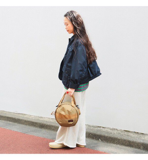 BEAMSBOY「シャンブレー ギャバ ショート フィッシング ジャケット」|ブルゾン・スタジャン|