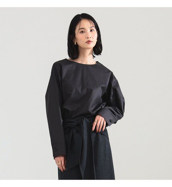 Demi-Luxe BEAMS 「バックオープン コットンブラウス」|シャツ・ブラウス|ｽﾐｸﾛ