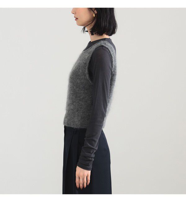 Demi-Luxe BEAMS 「モヘヤ ニット ベスト」|ニット・セーター|
