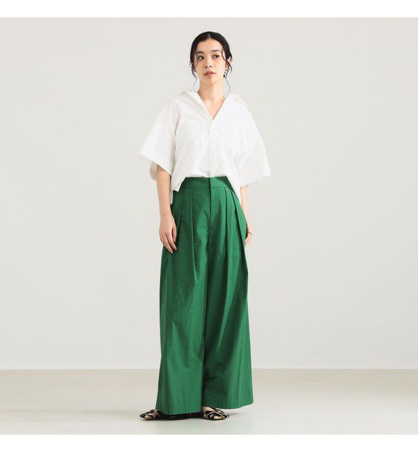 Demi-Luxe BEAMS 「AK+1 / ハーフスリーブ コットン シャツ」|シャツ・ブラウス|