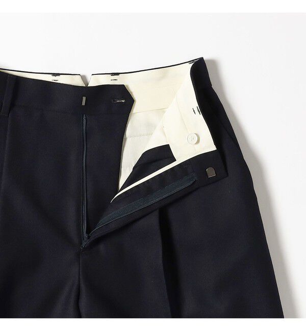 Demi-Luxe BEAMS 「AK+1 / 1タック ウール ワイドパンツ」|チノ|