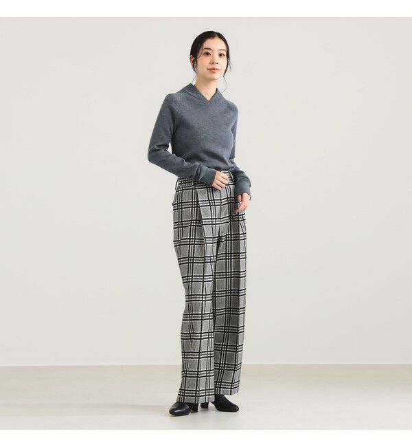 Demi-Luxe BEAMS 「AK+1 / MA-1 リブカラー プルオーバー」|ニット・セーター|