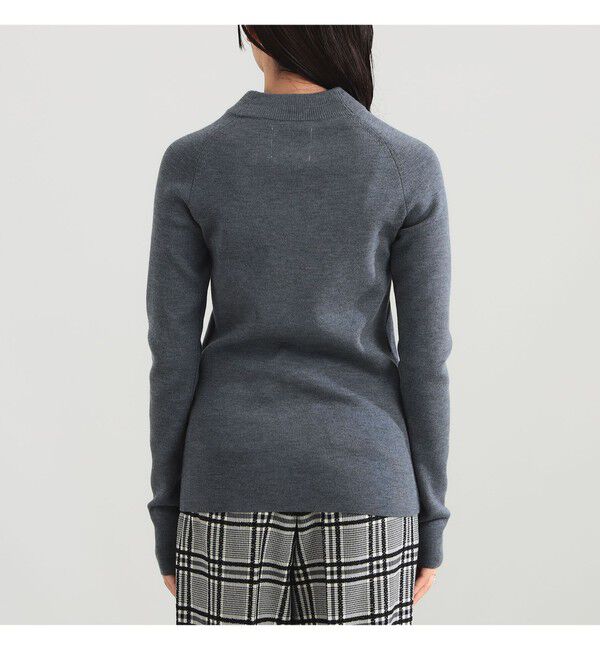 Demi-Luxe BEAMS 「AK+1 / MA-1 リブカラー プルオーバー」|ニット・セーター|