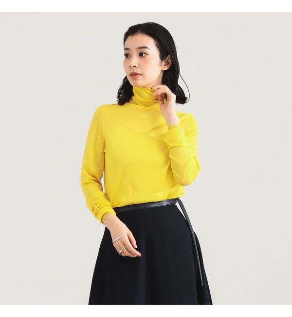 Demi-Luxe BEAMS 「AK+1 / 18ゲージ ハイネック プルオーバー」|ニット・セーター|