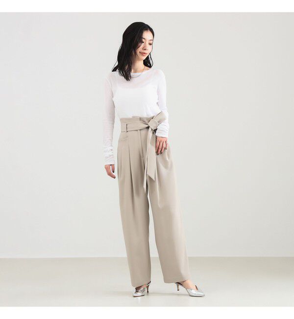 Demi-Luxe BEAMS 「シアーコットン ロングスリーブT」|Tシャツ・カットソー|