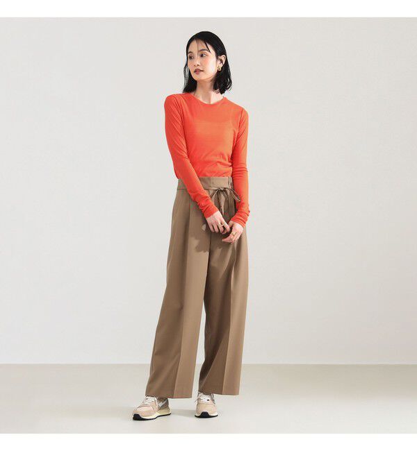 Demi-Luxe BEAMS 「シアーコットン ロングスリーブT」|Tシャツ・カットソー|