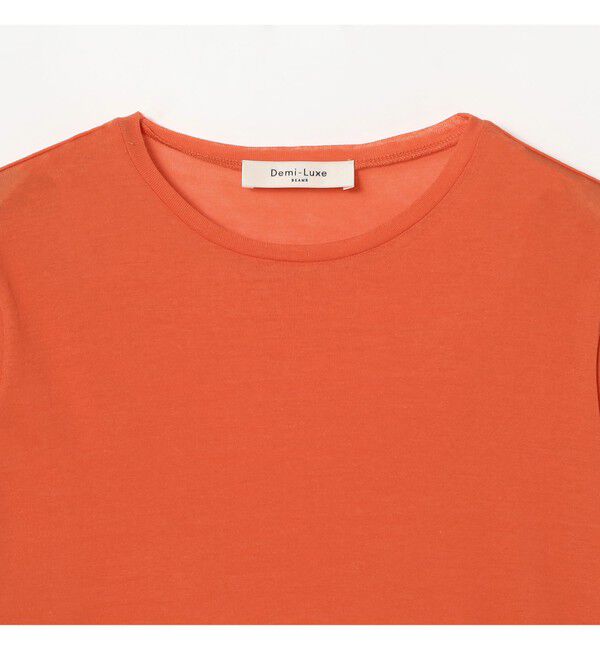 Demi-Luxe BEAMS 「シアーコットン ロングスリーブT」|Tシャツ・カットソー|