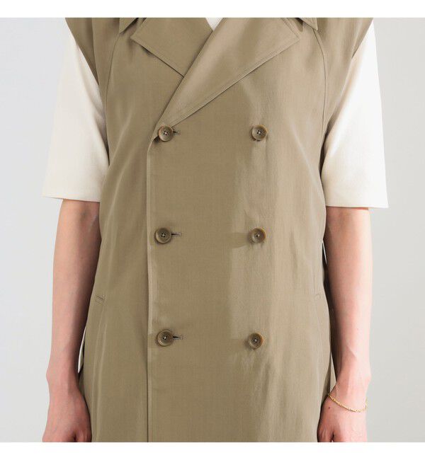 Demi-Luxe BEAMS 「ノースリーブ ロングトレンチ ワンピース」|ワンピース|