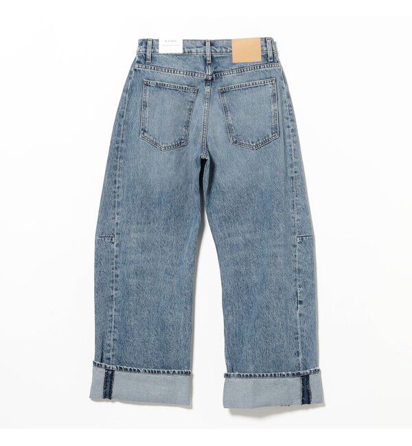 Demi-Luxe BEAMS 「B SIDES / RELAXED CUFFED LASSO デニムパンツ JANE WASH」|デニム|