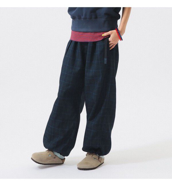 BEAMSBOY「【別注】Gramicci / チェック イージーパンツ」|チノ|