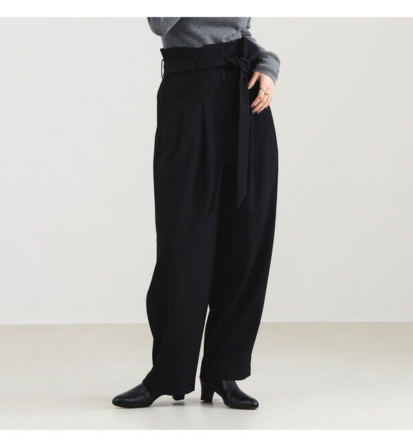 Demi-Luxe BEAMS 「ベルテッド カルゼ パンツ」|チノ|