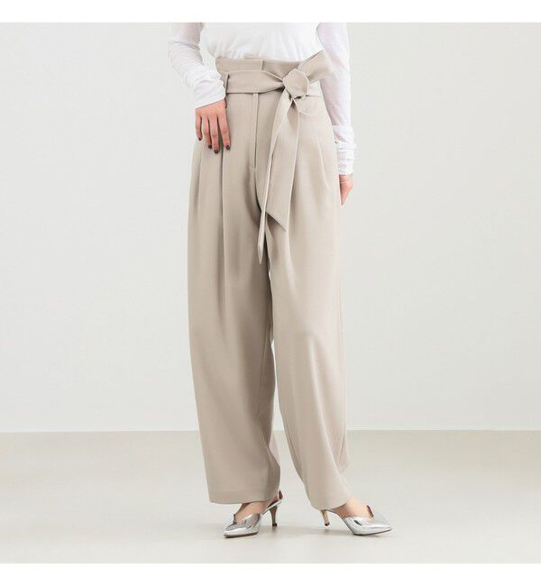 Demi-Luxe BEAMS 「ベルテッド カルゼ パンツ」|チノ|